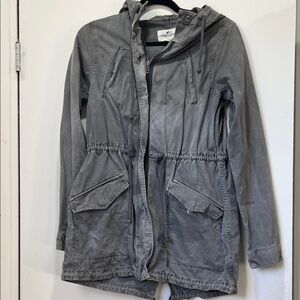 American Eagle Outfitters Charcoal Utility Jacket